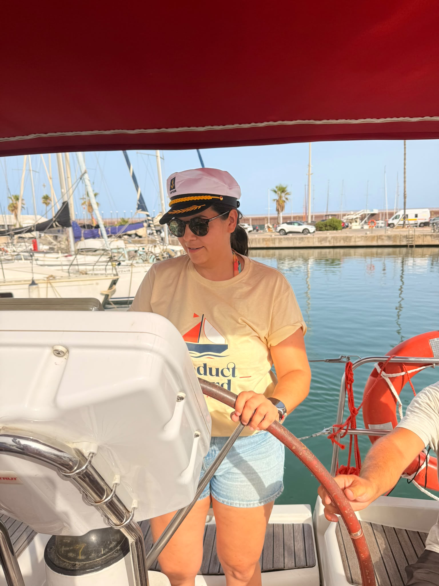 Gabriella at the helm during Edition 01